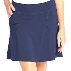 Synergy Organic Clothing Dark Blue A-Line Skirt